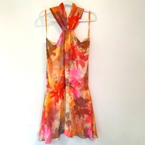 Anja Flint Silk Chiffon Summer Dress M